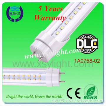 DLC and UL T8 LED Tube 22W 25.4mm